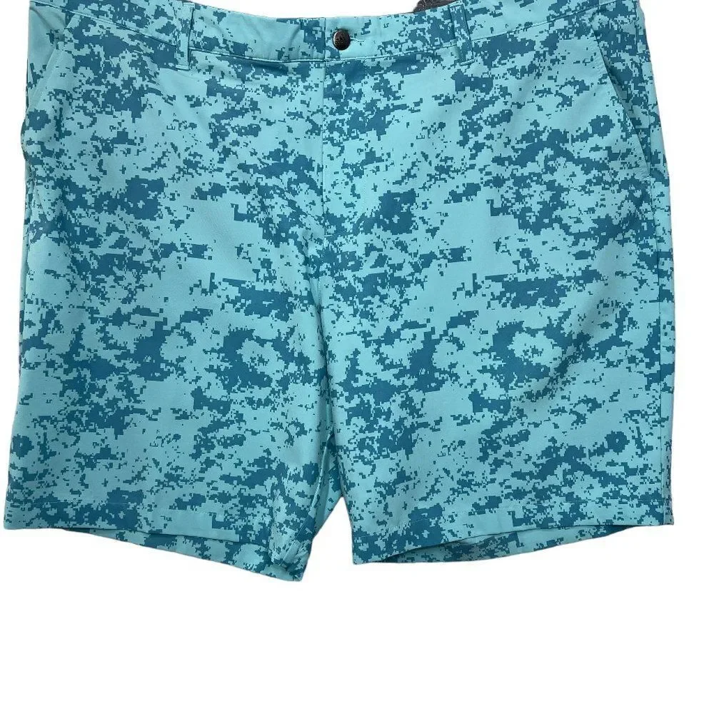 Adidas Ultimate 365 Golf Shorts Men's 42 Blue Camo‎ Athletic Performance Hybrid
